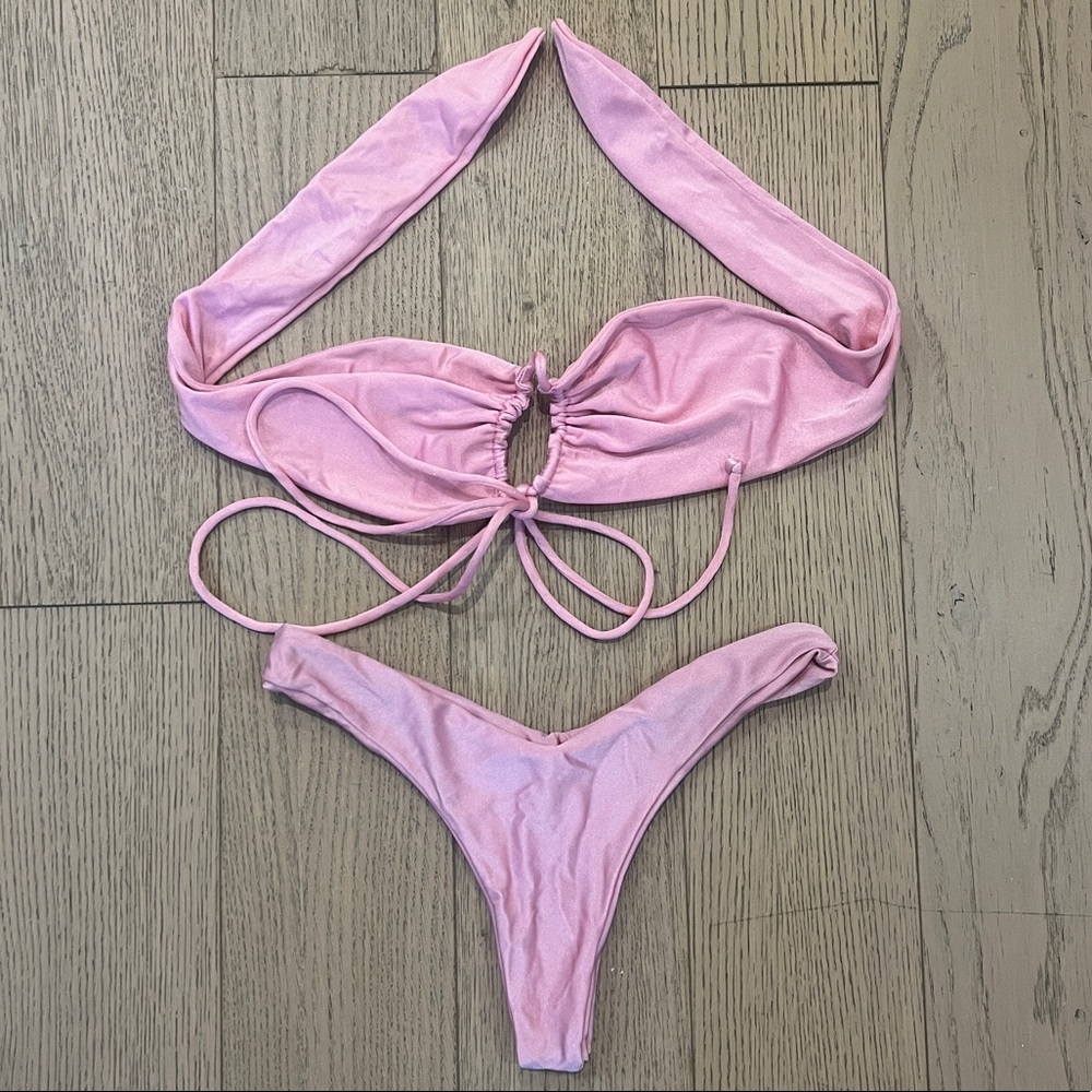 Lali and Layla Pink Bikini